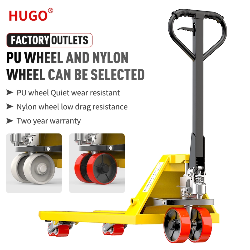 2500kg Hydraulic Hand Pallet Truck Trolley 3 Ton Price China Supplier for Sale