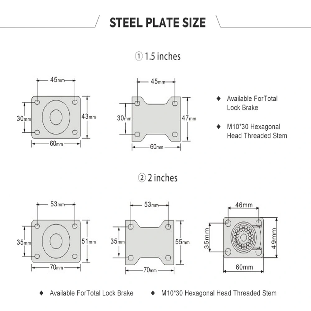 Factory Price Light Medium Heavy Duty Swivel Caster Supplier