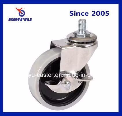 Легкий медицинский поворотный ролик из ТПЭ+ПП для промышленности.